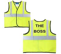 Childrens High Visibility Vests Waistcoat Jacket Hi Vis Safety Boss 3-9 Years (3-5 Years Child)