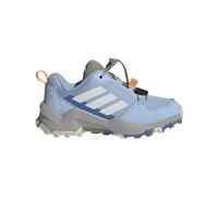 adidas Unisex Kids Terrex AX4S Speed Lacing Hiking Shoes Kids, Glow Blue/Chalk White/Grey Two, 13 UK Child