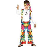 Children's hippie costume with large flowers