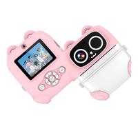Childrens Immediate Camera Highlighting Lovely Puss Plan for Fast Photo Printing Pretend Play Direct Current Use Fun Photo Toy
