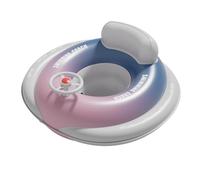 Children's Inflatable Pool Float Swimming Float Seat Boat Cute Car Baby Floatie Secure Seat Swimming Ring with Steering Wheel Sea Float Raft Air Bed Swimming Mattress for Girls Boys 1-5 Years