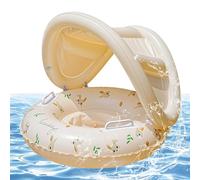 Children's Inflatable Swim Ring with Canopy - Inflatable Accessories for Water Games - Inflatable Float for Children with Canopy | for Outdoor Swimming Summer Beach Holiday Travel