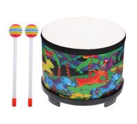 Children's Instrument, Children's Drum, Music Drum 8 Inch Instruments, Colorful Club Collective Wooden Club for Kids 2 Bags for Birthday