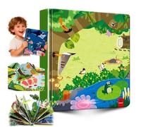 Children's Interactive 3D Pop-Up Books, An Interactive 3D Pop-Up Edition of the Classic Hardcover - Picture Animal StoryBook, Emotional Regulation Books Feelings Flip Book for Kids (06)