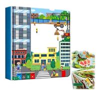 Children's Interactive 3D Pop-Up Books, Engage Children with Unique Pop-Up and Lift-The-Flap Elements, Funny Interactive Pop-Up Zoo Book, Educational & Engaging With Stunning Visuals (City)