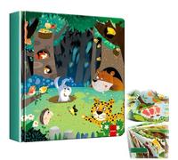 Children's Interactive 3D Pop-Up Books, Engage Children with Unique Pop-Up and Lift-The-Flap Elements, Funny Interactive Pop-Up Zoo Book, Educational & Engaging With Stunning Visuals (Forest)