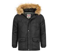 Children's jacket Lonsdale Rothley Noir 11/12 ans