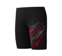Speedo Boy's Medley Logo Swim Jammer, Black, 13-14 Years