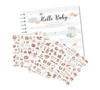 Childrens Journal Daily - Log Book Tracker, Developmental Milestones Record Book, Illustrated Keepsake Album with Journal Pages, Boy Girl Memory Books, Parent Organizer Kids Growth and Moments