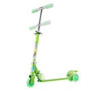 Children's Kick Scooter - Folding LED Light Up Wheels, Adjustable Height Foldable Scooter - for Boys and Girls 3 to 10 Years Old Outdoor Walking, Garden, Park, Travel, Camping, Holidays in the Outdoor