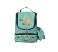 Childrens Kids 2 Compartment Insulated Cooler Backpack Lunch Bag Picnic Cool Bag (Dinosaur)