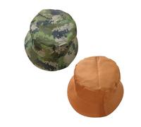 Childrens Kids Boys Summer Reversible Green Orange Pixel Pattern Bucket Bush Hat (UK, Age, 7 Years, 10 Years, Multi Reversible)