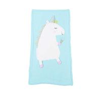 Children's Kids Knitted Blanket Cute Unicorn Newborn Blanket Baby Bedding Cover Bath Towels Beach Play Mat