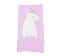 Children's Kids Knitted Blanket Cute Unicorn Newborn Blanket Baby Bedding Cover Bath Towels Beach Play Mat