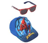 Children's Kids Spiderman Cap & Sunglasses Set for Boys Age 4-8 Years approx. | Blue Baseball Hat with Matching Sunglasses | Children's Summer Outdoor Accessories