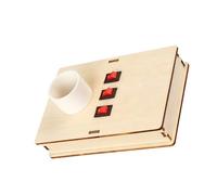 Childrens Kids Wooden STEM Set Color Changing Lamp Interactive Physics Teaching Model For School Science Projects Children's Physics Teaching Aid