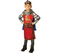Rubies Official King Arthur Childs Costume, Kids Fancy Dress Halloween, Size Age 7-8