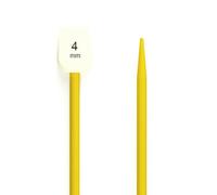 Children's Knitting Needles Whitecroft Essentials Short Knit Pins 18cm x 4 Sizes (Yellow, 4mm)