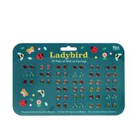 Childrens' ladybird stick-on earrings Rex London (x30) Multicolore 11.4x22.2x0.1 cm