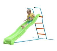 Big Game Hunters Children's Slide - Wavy - 1.85m - Freestanding - Green