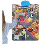 Children's Learning Poster, with Sound, Interactive, Entertaining Learning Materials, Children's Reading Aids, for Holiday, Birthday, Home, Living Room, Indoor, Outdoor, Classroom, School, Family Time