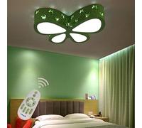Children's LED Ceiling Lights Flush Mount Children's Room Girls Boys Bedroom Deco Fixture, Butterfly Acrylic Shade Chandelier for Living Room Hallway Lounge L50*W40cm