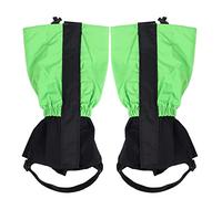 Children's Leg Covers, Adjustable Hiking Gaiters Waterproof Children's Leg Covers Windproof Sand Prevention Children's Outdoor Leg Covers Kids Leg Boot Gaiters (green)