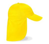 CHILDRENS LEGIONNAIRE HAT CAP 100% COTTON - 9 COLOURS (YELLOW)