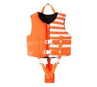 Children's Life Jacket 1-9 Years Swimming Jacket for Toddlers with Adjustable Safety Straps Age 22-88 lbs Buoyancy Bodies Leg Strap Long Zip Sportsman Girls Boys SUP Water Ski, Orange #4, XL