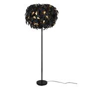 Childrens Light Black Leavy 3 Floor Matt And Gold Leaves Dia.700mm Trio