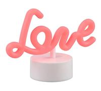 Reality Leuchten Amor LED table lamp, white, plastic, battery, USB