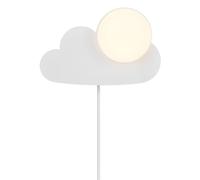 Nordlux Skyku Cloud Indoor Kids Wall Light In White (Height) 23.8Cm