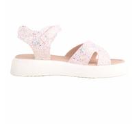 ABSOLUTE FOOTWEAR Kids Childrens Girls Lightweight Summer Holiday Glitter Sandal - Light Pink - UK Child 12.5 / EU 31