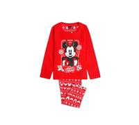 Children's long sleeve Christmas pyjamas Disney Mickey Rouge 16 ans
