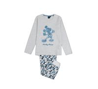 Children's long sleeve pyjamas Disney Mickey Jeans Gris 8 ans