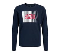 Children's long-sleeved round-neck T-shirt Jack & Jones Corp Logo Play Bleu 16 ans