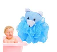 Children's Loofah Bath Sponges - Cartoon Washing Sponge for Body Cleansing, Fluffy Structure, Gentle on the Skin, Reusable, Easy Care, Cheerful Animal Motif, Bathing Home Spa Routine with Fun Factor
