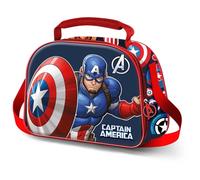 Children's lunch box Karactermania Marvel Captain America Patriot 3D Rouge 20x25,5x10 cm