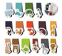 Children's Magnetic Bookmarks, Pack of 30 Animals Magnetic Bookmarks, School Magnetic Forest Animals Magnetic Bookmark, Mini Gifts, Children, Boys, Girls, Party Bags, Children's Birthday Party Bag