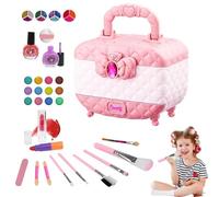 Children's Make-Up Bag - Make Up Kit for Children with Princess Cosmetics Case, Make Up Kit for Unanswered Girls on the Skin, Princess Cosmetics Portable Toys for FI