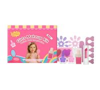 Children's Makeup Set, Fun Learning Experience, 1 Set, Kids Makeup Kit, Kid Cosmetics, Realistic Play, For Developing Creativity Fine Motor Skills And Role Play This Cosmetic Toy Kit