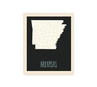 Children's Map of United States Home State (Arkansas)