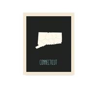 Children's Map of United States Home State (Connecticut)