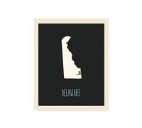 Children's Map of United States Home State (Delaware)