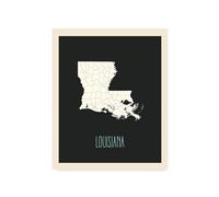 Children's Map of United States Home State (Louisiana)