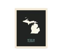 Children's Map of United States Home State (Michigan)