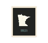 Children's Map of United States Home State (Minnesota)