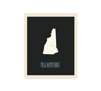 Children's Map of United States Home State (New Hampshire)