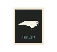 Children's Map of United States Home State (North Carolina)