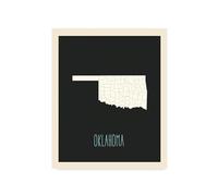 Children's Map of United States Home State (Oklahoma)